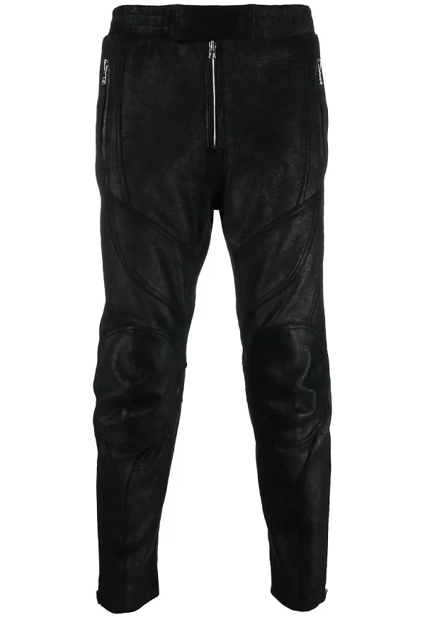 Balmain skinny-skurna byxor med dragkedja - Svart