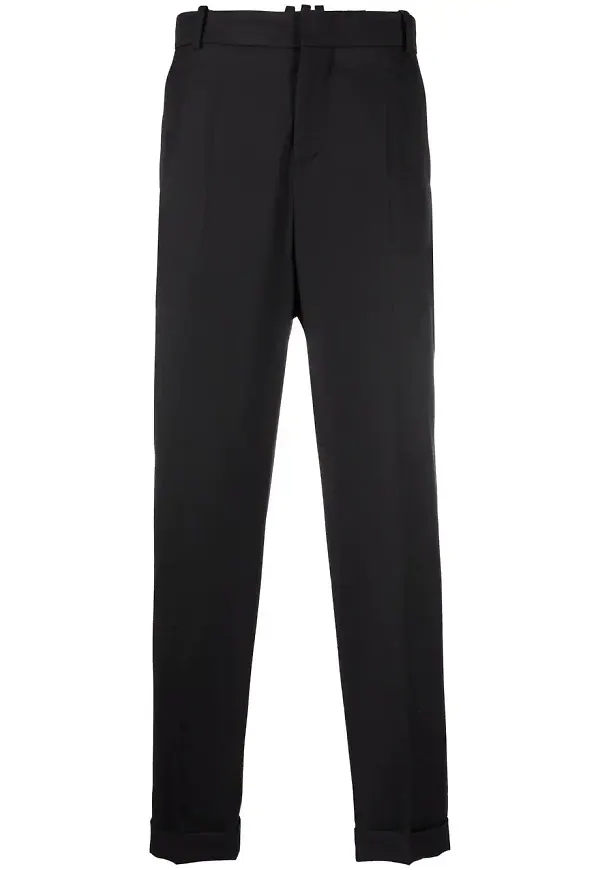 Balmain slacks i trekvartsmodell - Svart