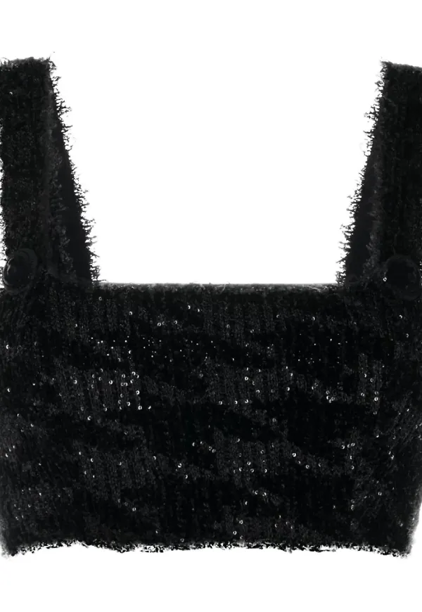 Balmain Sleeveles topp Svart, Dam