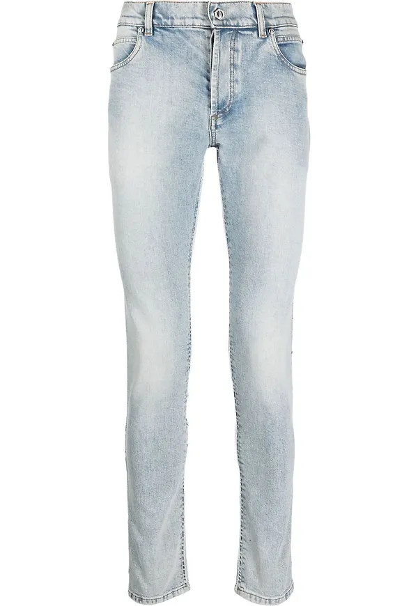 Balmain slim fit-jeans - Blå