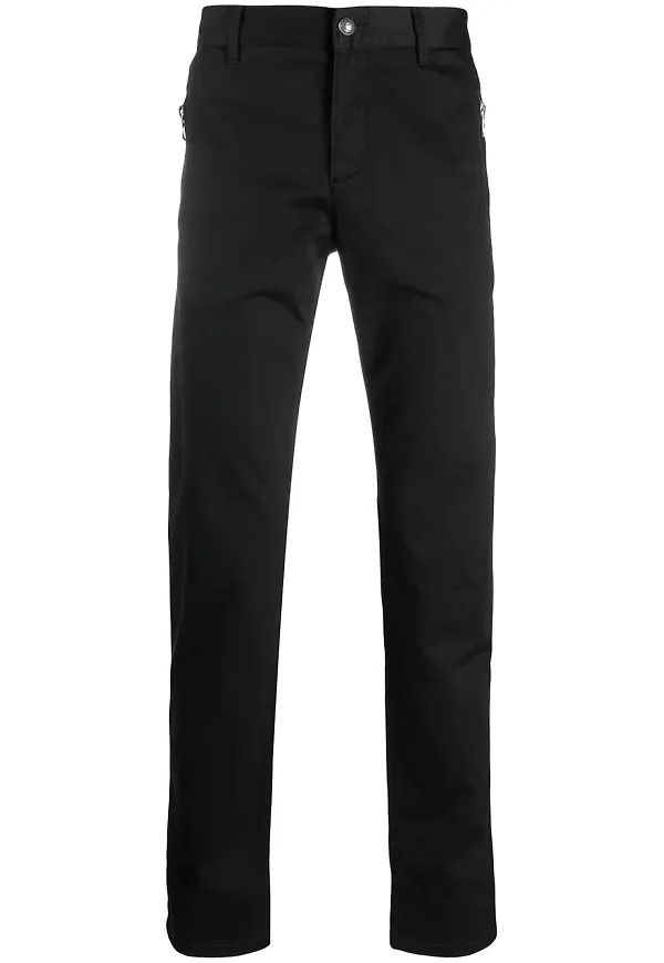 Balmain smala jeans med dragkedja - Svart