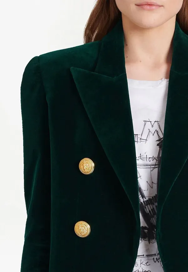 Balmain Spencer långärmad jacka - Svart
