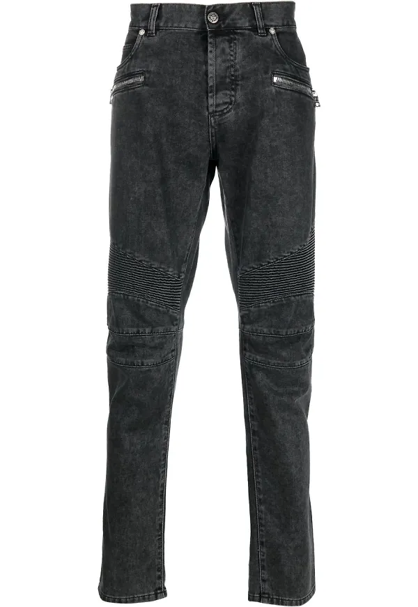 Balmain straight-jeans - Svart