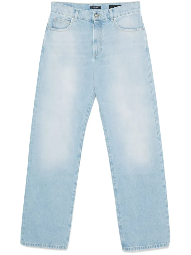 Balmain straight-jeans - Blå