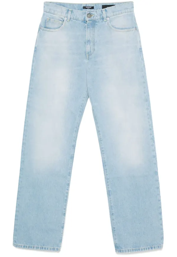 Balmain straight-jeans - Blå