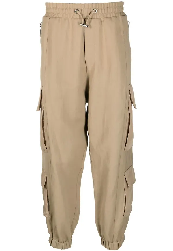Balmain sweatpants i cargo-modell - Brun