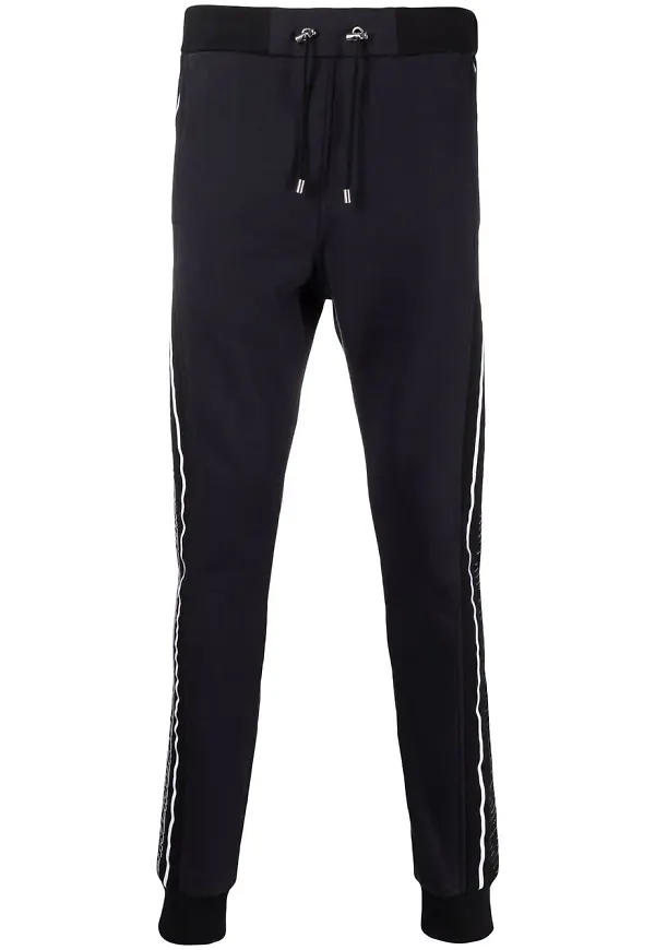 Balmain sweatpants med sidopanel - Blå