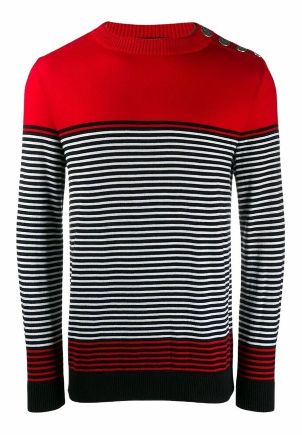 Balmain Sweatshirt Röd, Dam