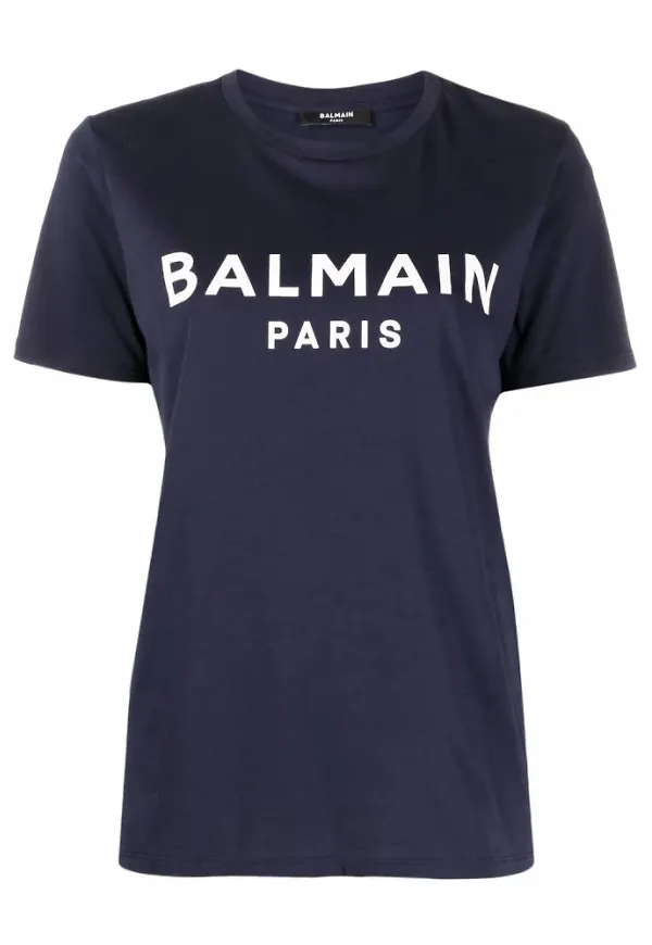 Balmain T-shirt Blå, Dam