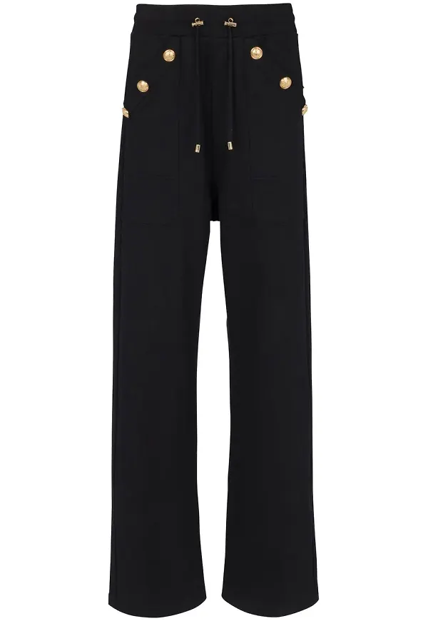 Balmain trackpants med dragsko - Svart