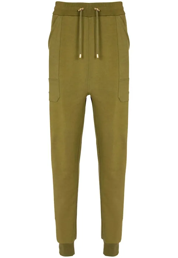 Balmain trackpants med fickor - Grön