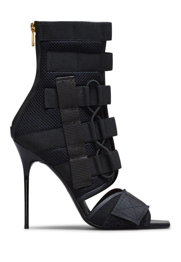 Balmain Uma sandaler 100 mm - Svart
