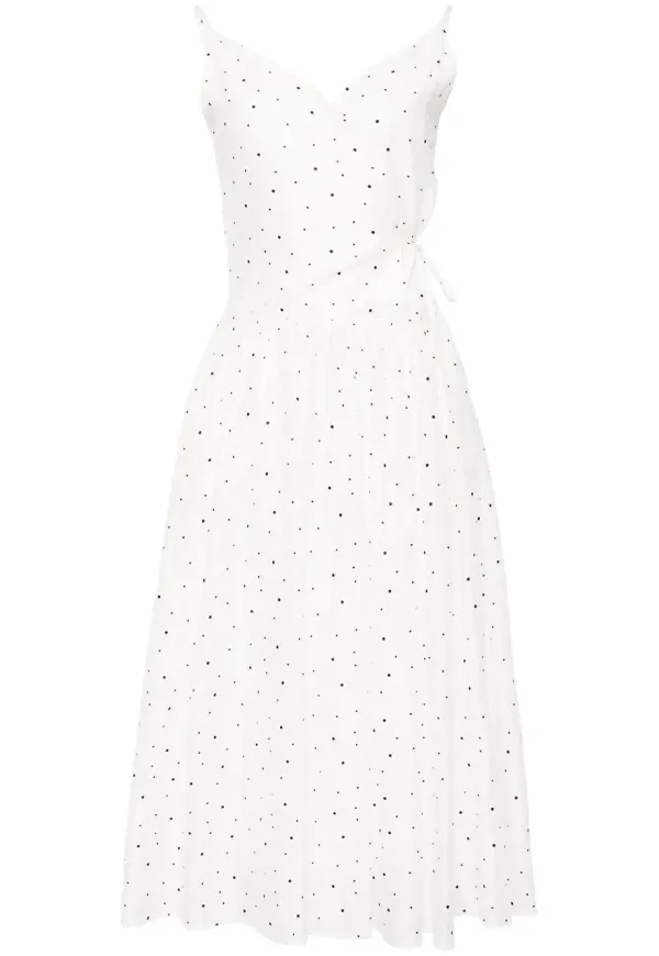 Bambah Lina midiklänning - Vit – Farfetch