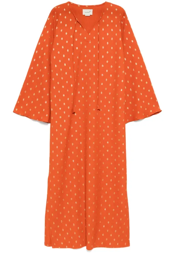 Bambah prickig klänning - Orange