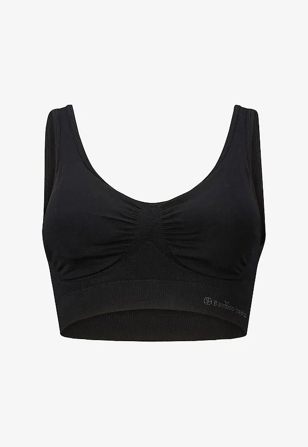 Bamboo Basics - Mjuk-bh B.b Seamless Padded - Svart