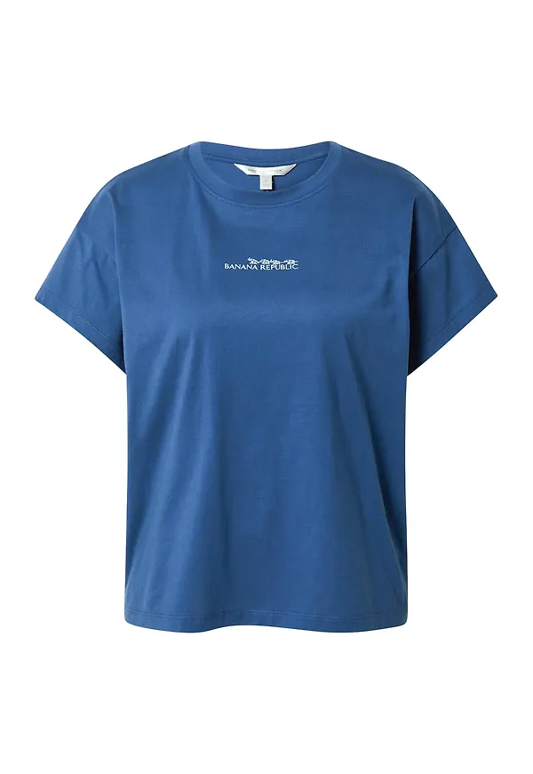 Banana Republic T-shirt royalblå / vit
