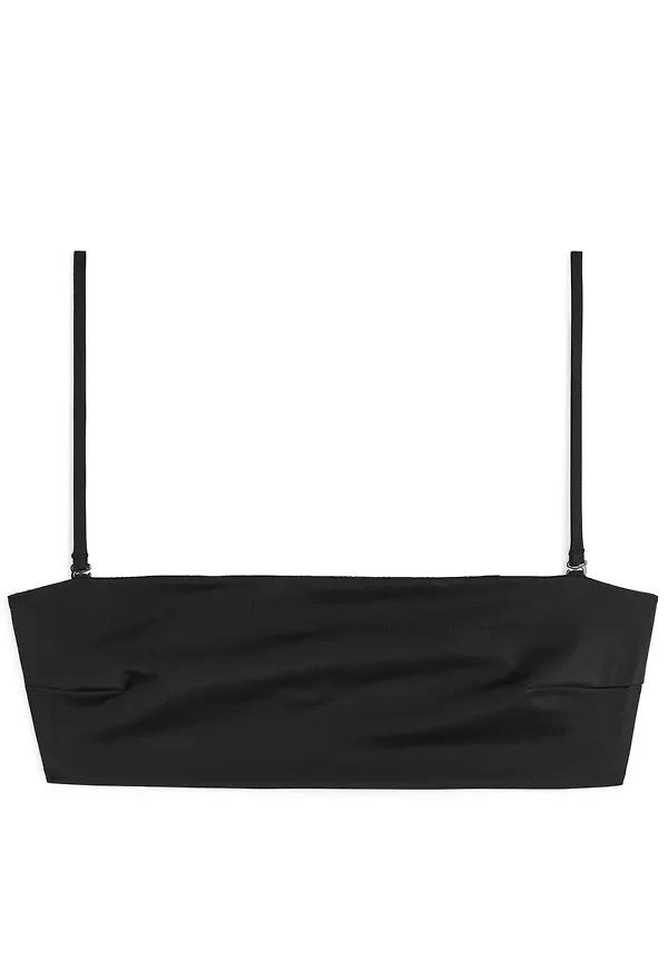Bandeau Bikini Top - Black
