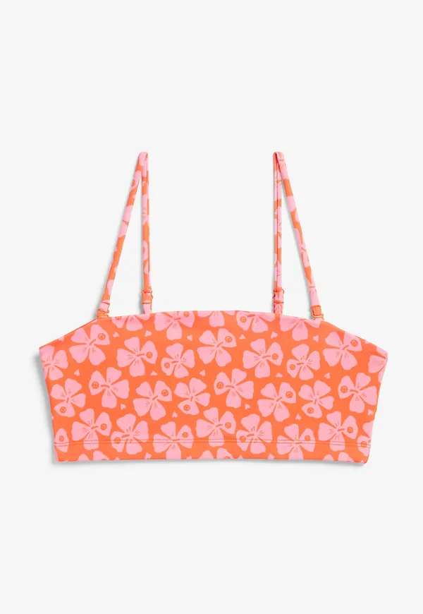 Bandeau bikini top - Pink