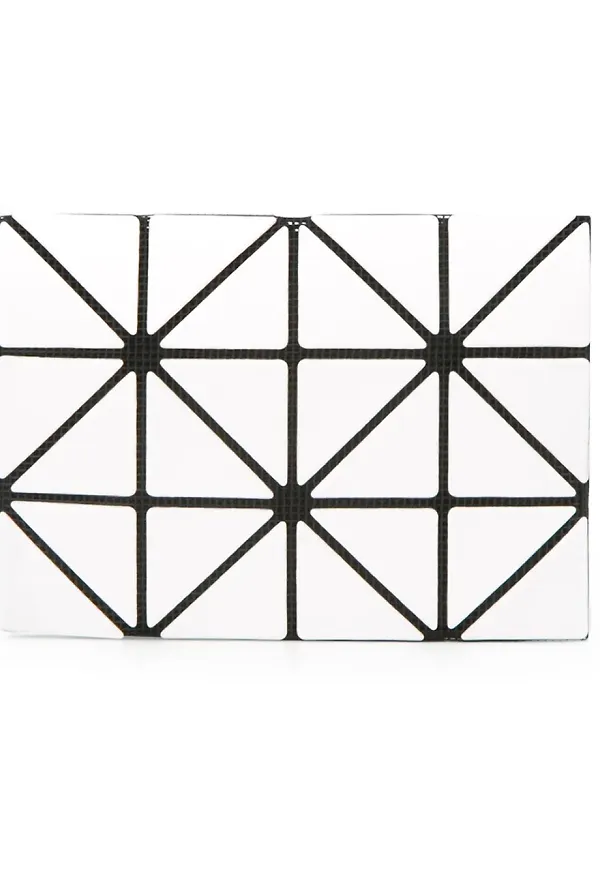 Bao Bao Issey Miyake geometrisk plånbok - Vit
