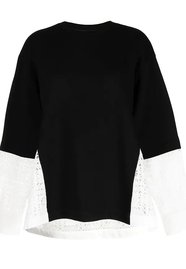 BAPY BY *A BATHING APE® blommig långärmad t-shirt - Svart