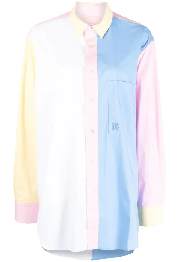 BAPY BY *A BATHING APE® lång skjorta med färgblock - Flerfärgad