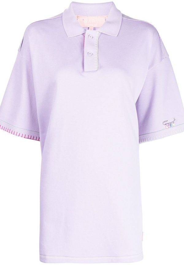 BAPY BY *A BATHING APE® pikétröja med stygndetalj - Lila