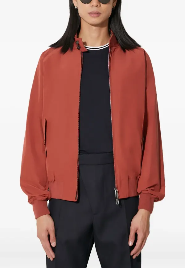 Baracuta G4 Cloth bomberjacka med dragkedja - Röd