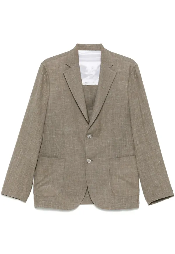 Barba enkelknäppt blazer - Brun