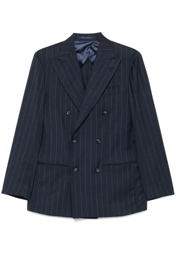 Barba randig blazer - Blå
