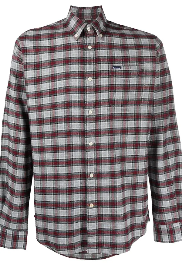 Barbour Alderton rutig skjorta - Grå