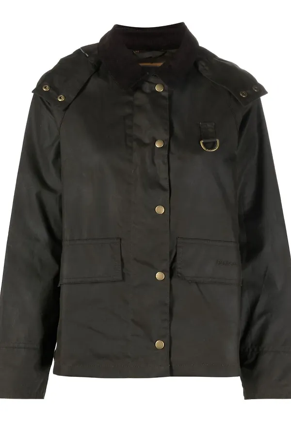 Barbour Avon jacka med huva - Grön