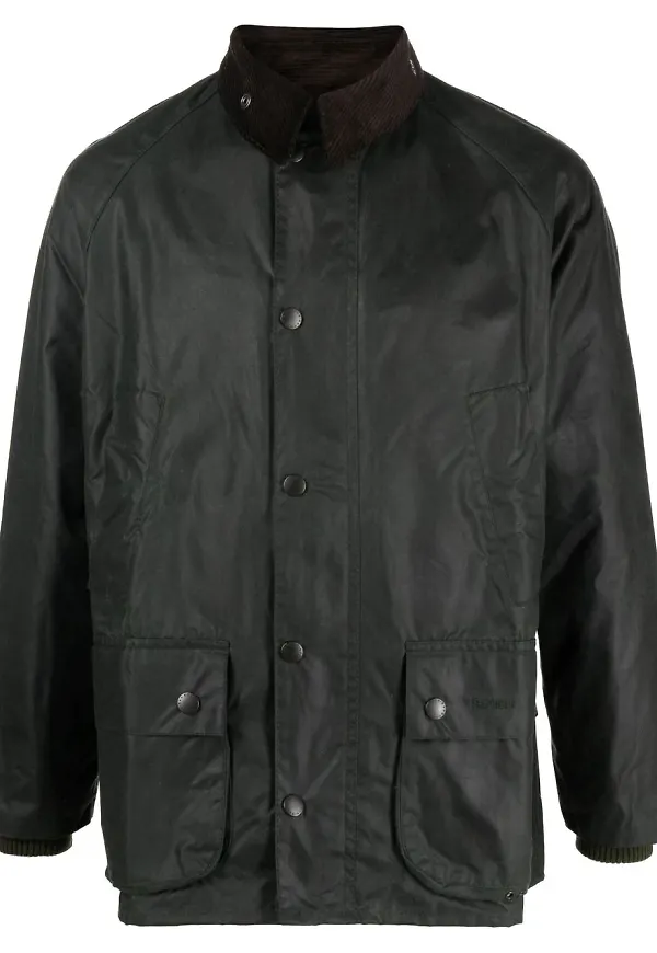 Barbour Bedale® jacka med manchesterkrage - Grön