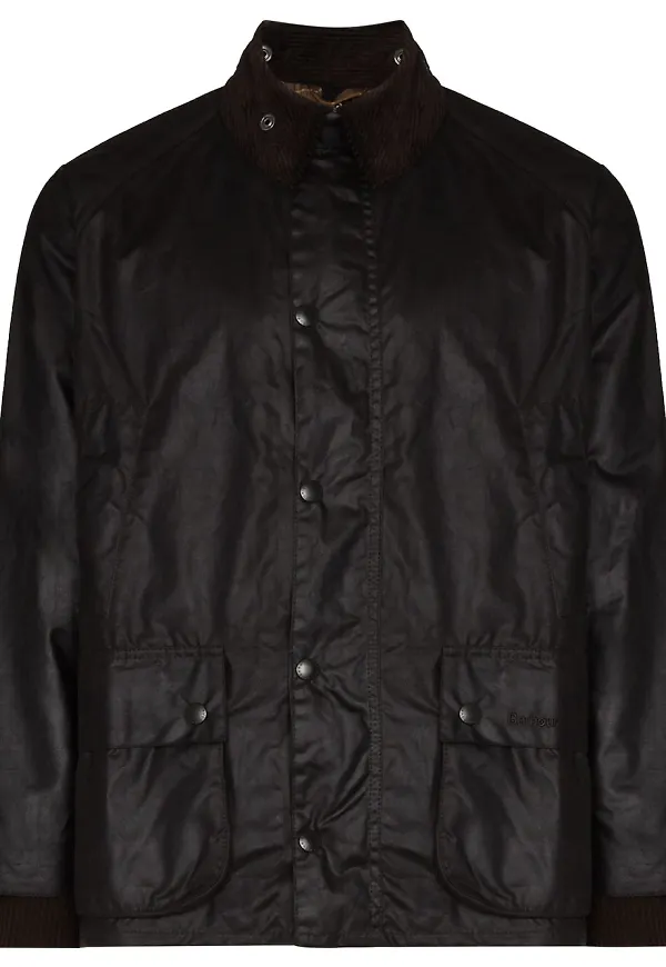 Barbour Bedale vaxjacka - Svart