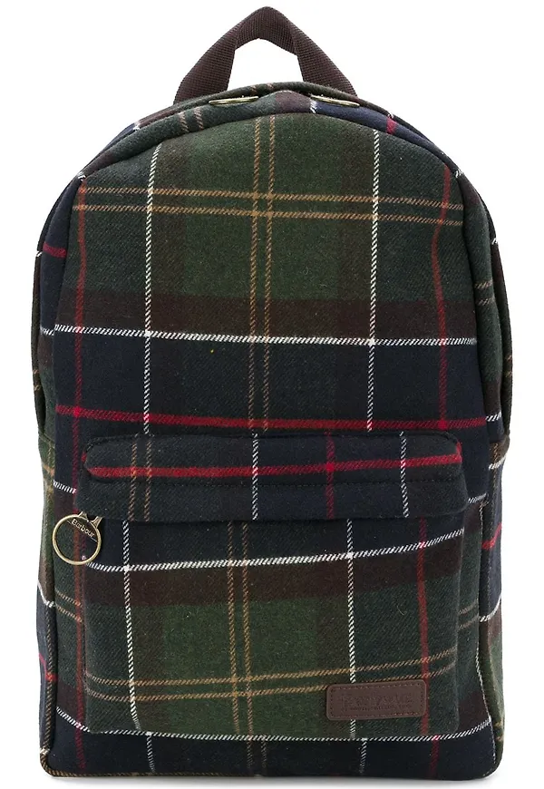 Barbour Carrbridge skotskrutig ryggsäck - Grön