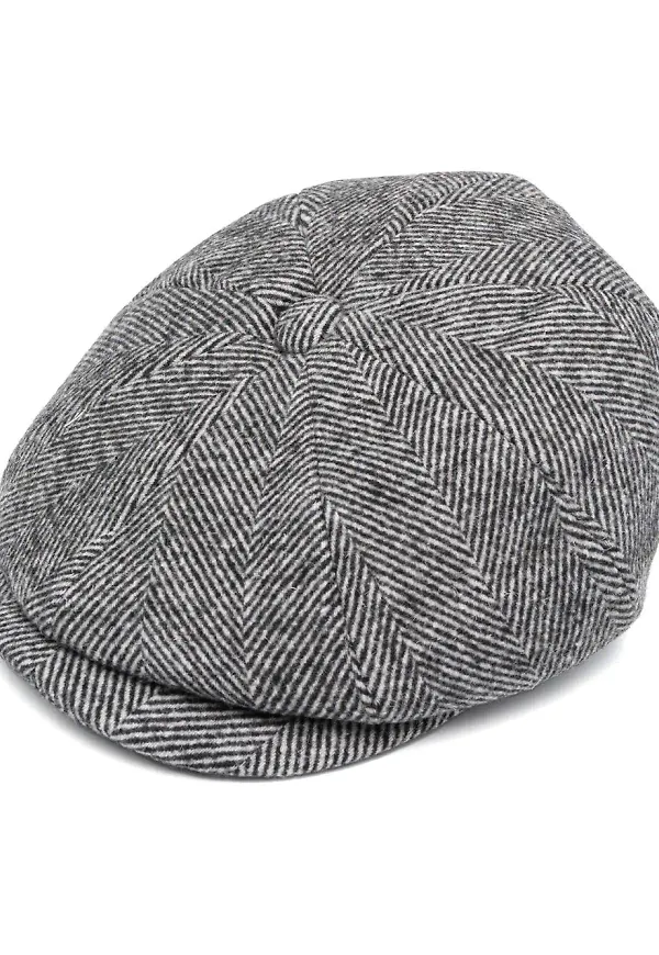Barbour chevronstickad skepparmössa - Grå