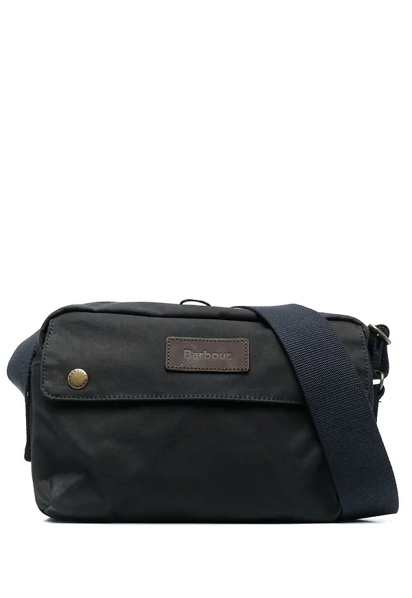 Barbour Essential Wax axelremsväska - Blå