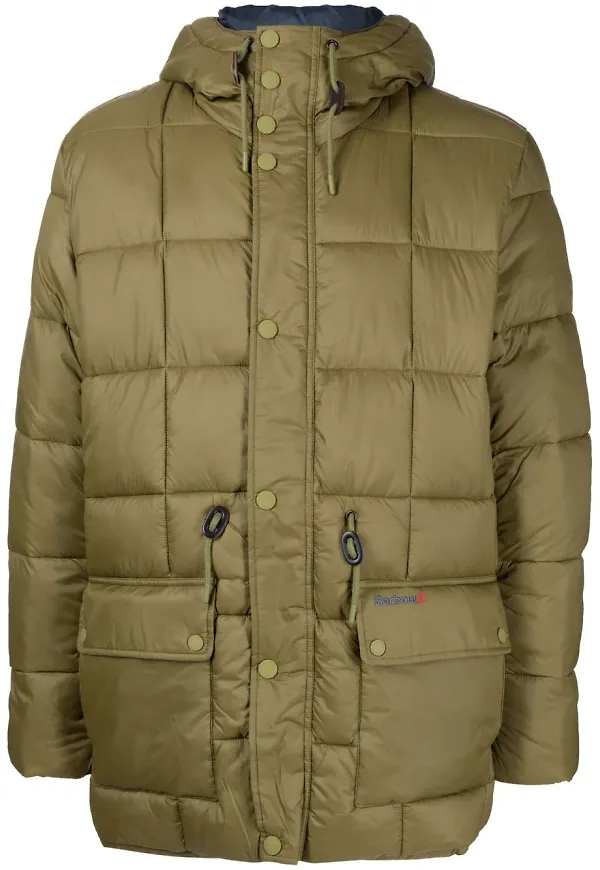 Barbour Fell Baffle quiltad jacka - Grön