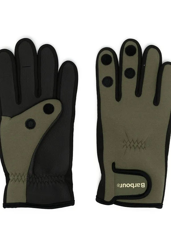 Barbour handskar med logotyp - Grön