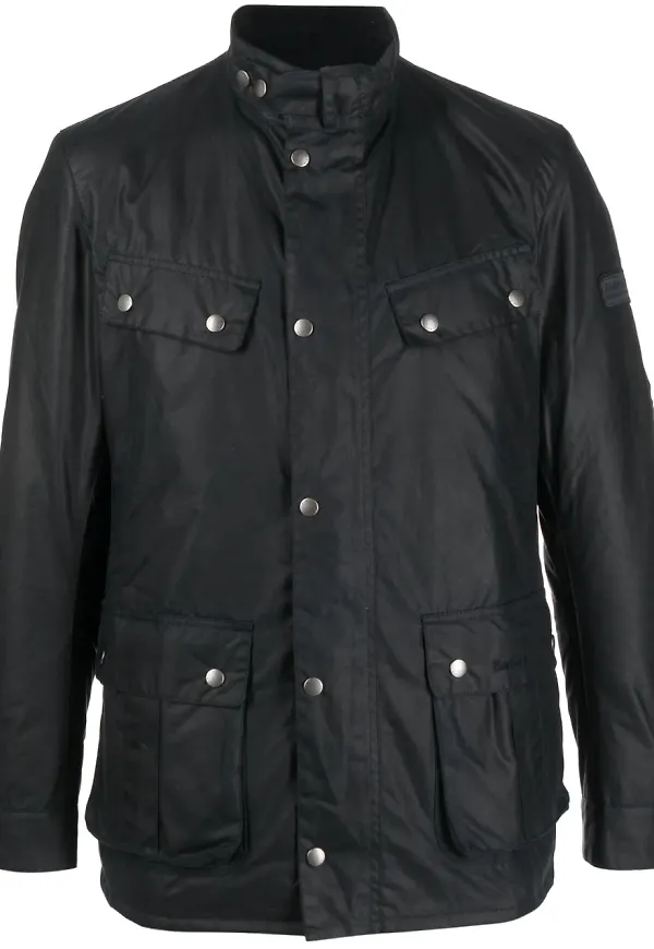 Barbour International Dude militärjacka - Blå