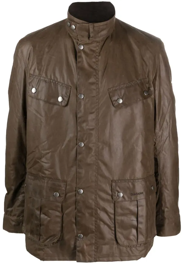 Barbour International Duke vaxad jacka - Brun