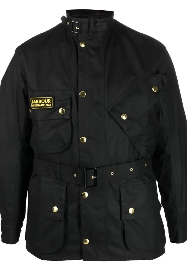 Barbour International International Original enkelknäppt rock - Svart