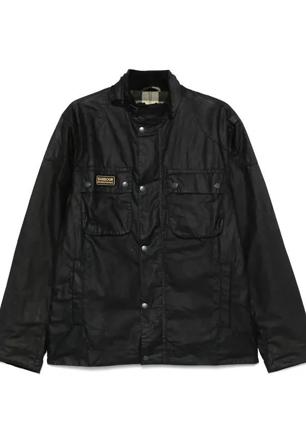 Barbour International Merton Wax jacka - Svart