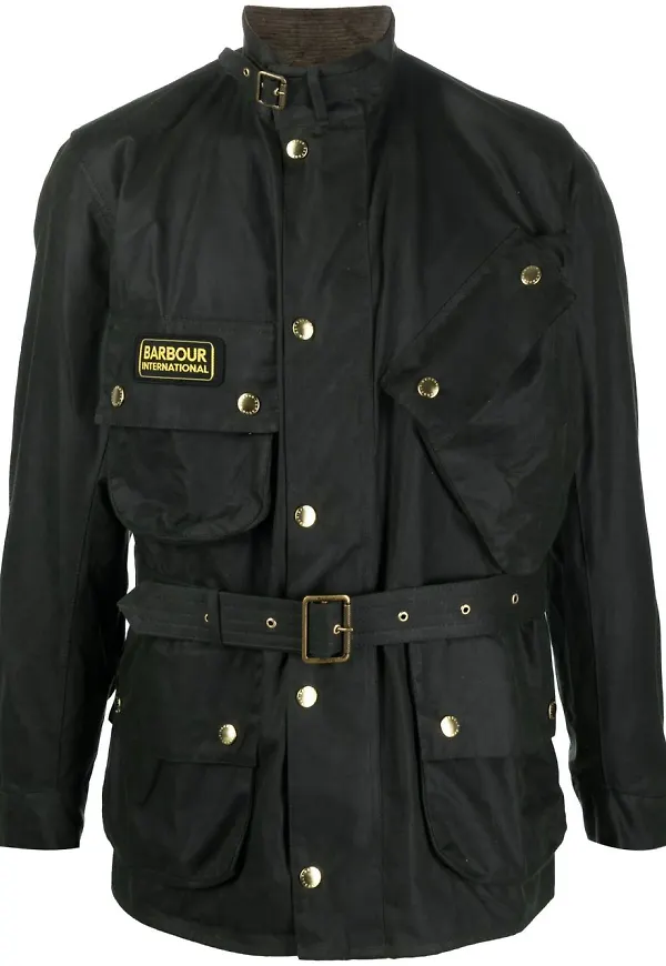 Barbour International militärjacka i bomull - Grön