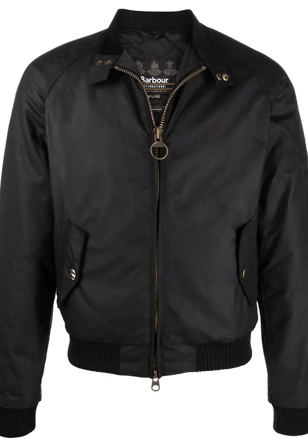 Barbour jacka med dragkedja - Svart
