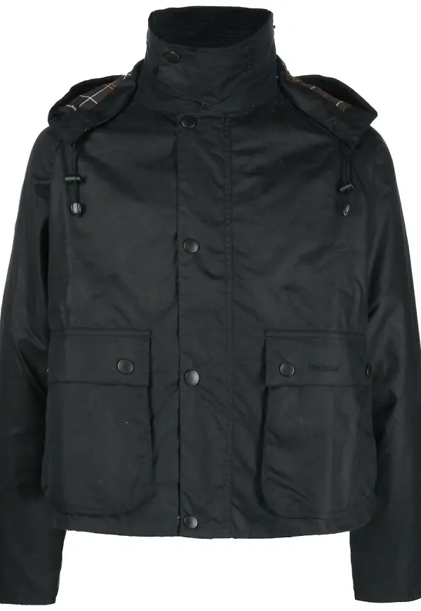Barbour jacka med huva - Blå