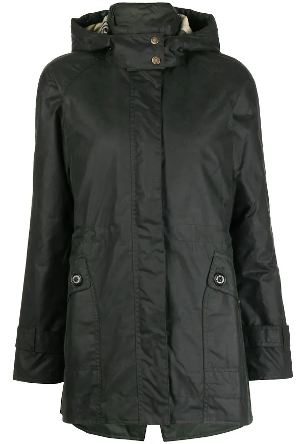 Barbour jacka med huva - Grön