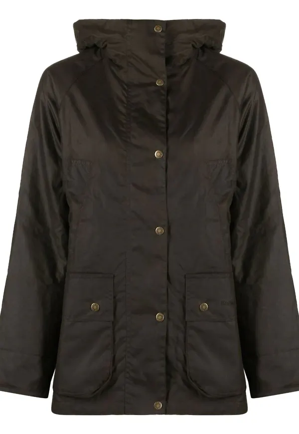 Barbour jacka med huva - Grön