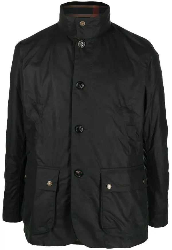 Barbour jacka med hög krage - Grön
