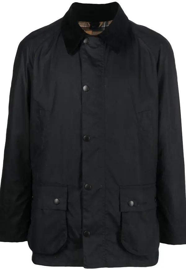 Barbour jacka med krage - Blå