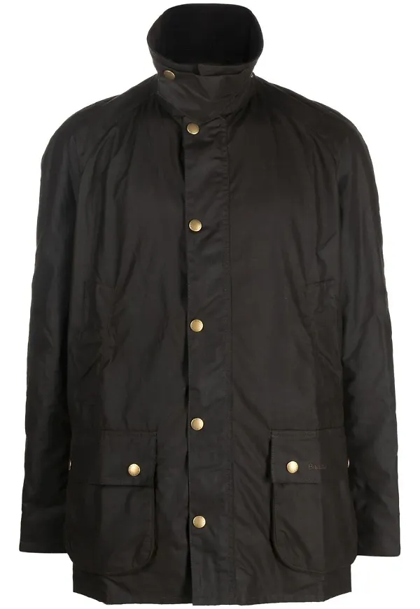 Barbour jacka med tryckknappar - Grön